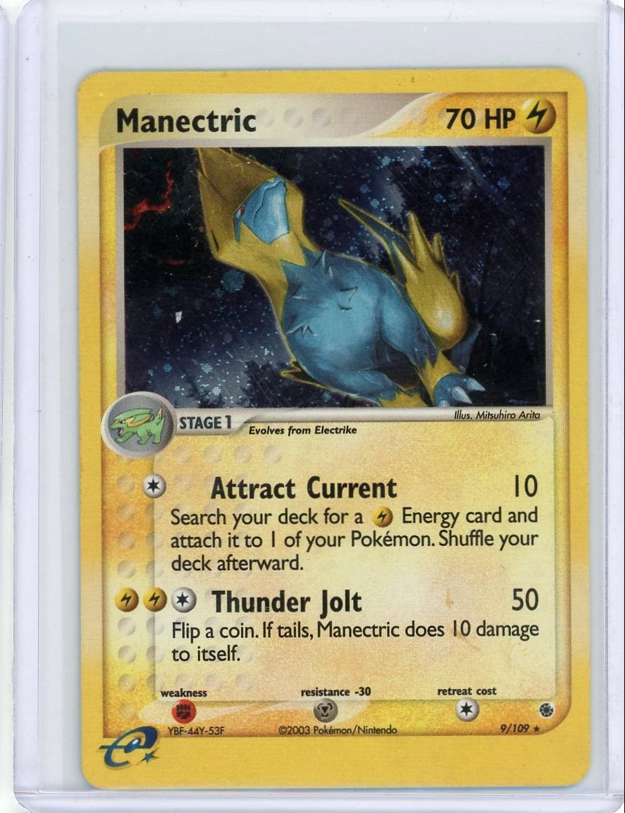 Manectric Pokémon Ruby & Sapphire Holo #9/109