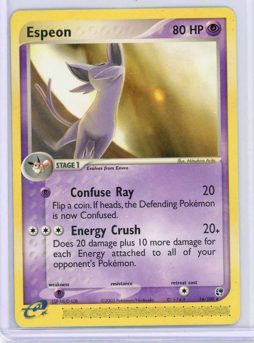 Espeon Pokémon Sandstorm Non-Holo #16/100 (MP)