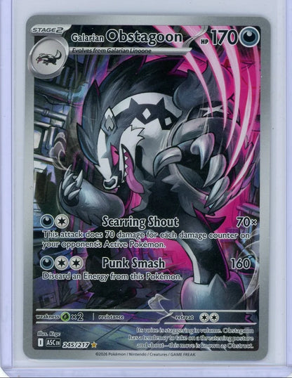 Obstagoon 2026 Pokemon Ascended Heroes Illustration rare #245/217