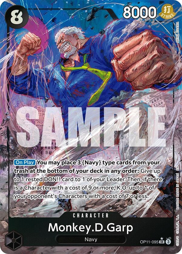 Monkey.D.Garp (Alternate Art) (OP11-095) (A Fist of Divine Speed) (OP11)