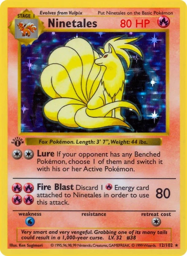 Ninetales (012/102) (Base Set (Shadowless)) (BSS)