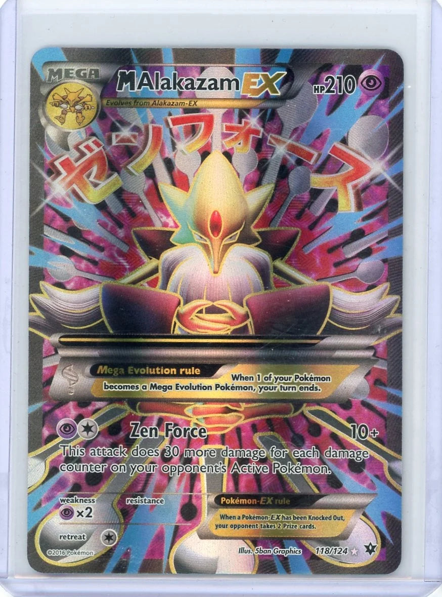 Mega Alakazam EX Pokémon Fates Collide Ultra Rare #118/124