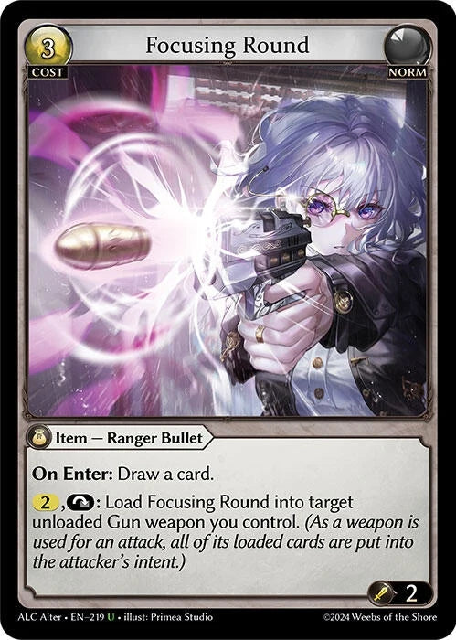Focusing Round (219) (Alchemical Revolution Alter Edition) (ALC Alter)