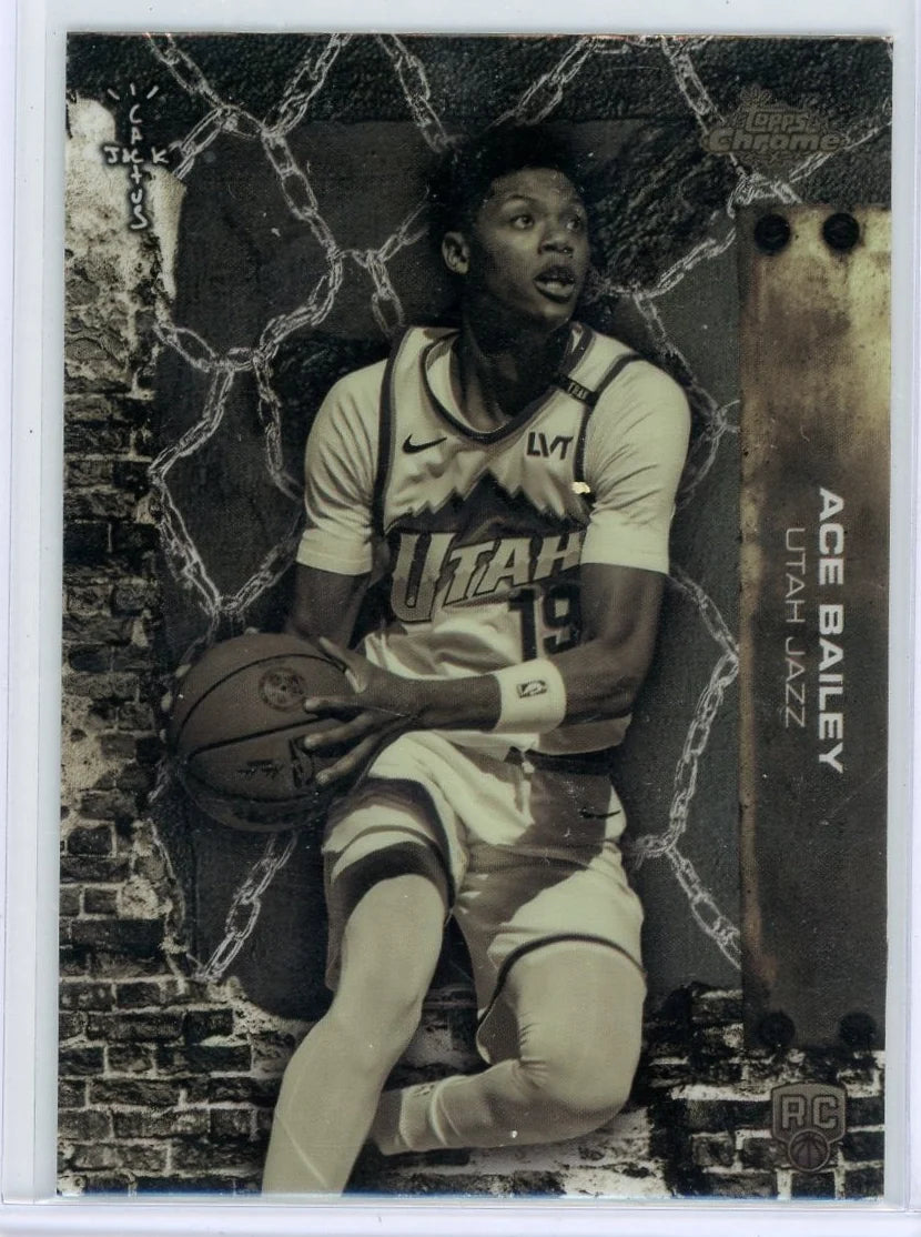 Ace Bailey 2025-26 Topps Chrome X Cactus Jack Refractor RC
