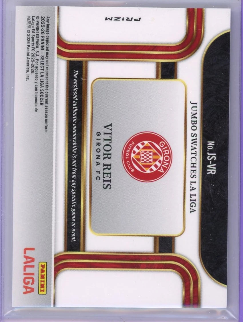Vitor Reis 2025-26 Panini Select Jumbo Swatches silver relic