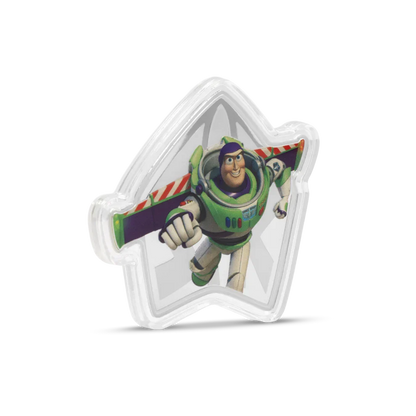 Disney Pixar Toy Story 30th Anniversary Buzz Lightyear 1oz Silver Coin