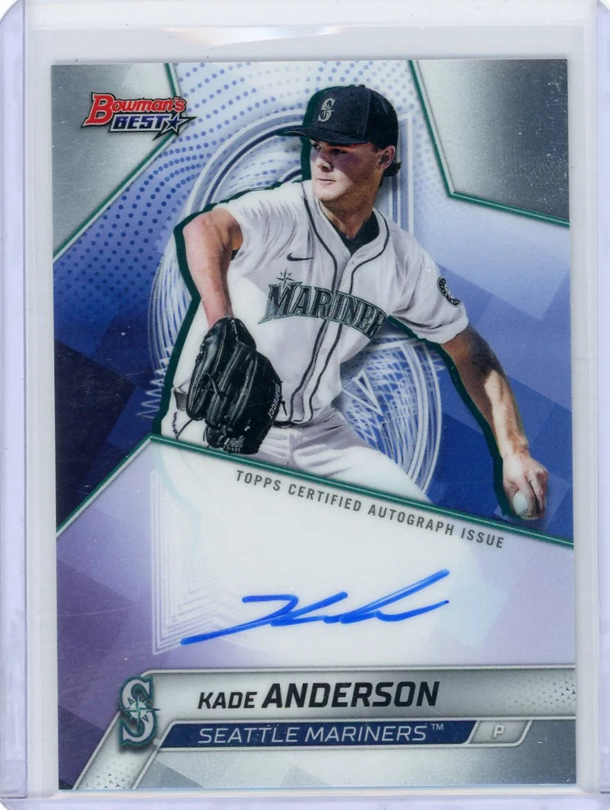 Kade Anderson 2025 Bowman's Best Autograph