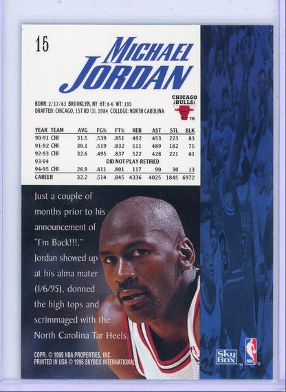 Michael Jordan 1995 SkyBox Premium #15