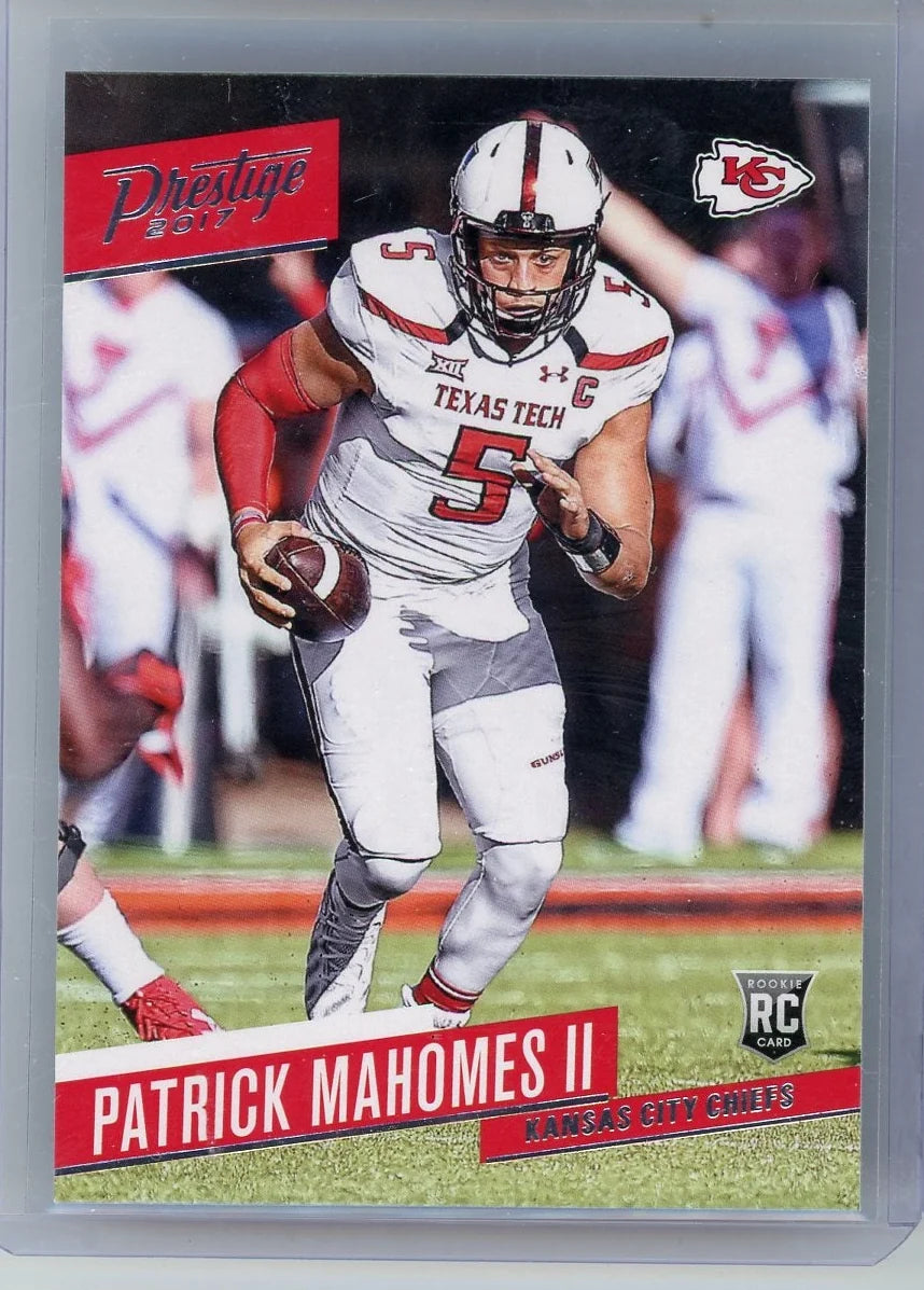 Patrick Mahomes 2017 Panini Prestige Rookie Card #232