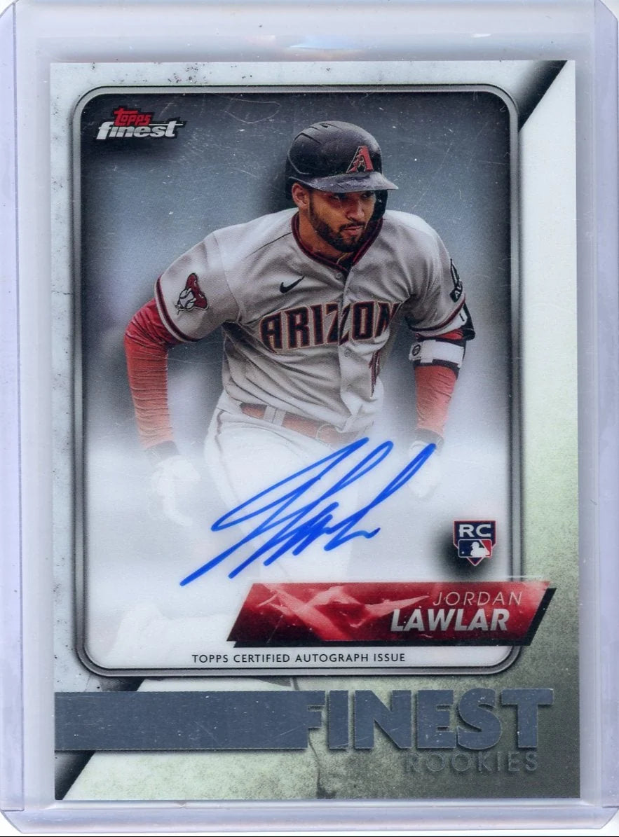 Jordan Lawlar 2024 Topps Finest autograph finest rookies
