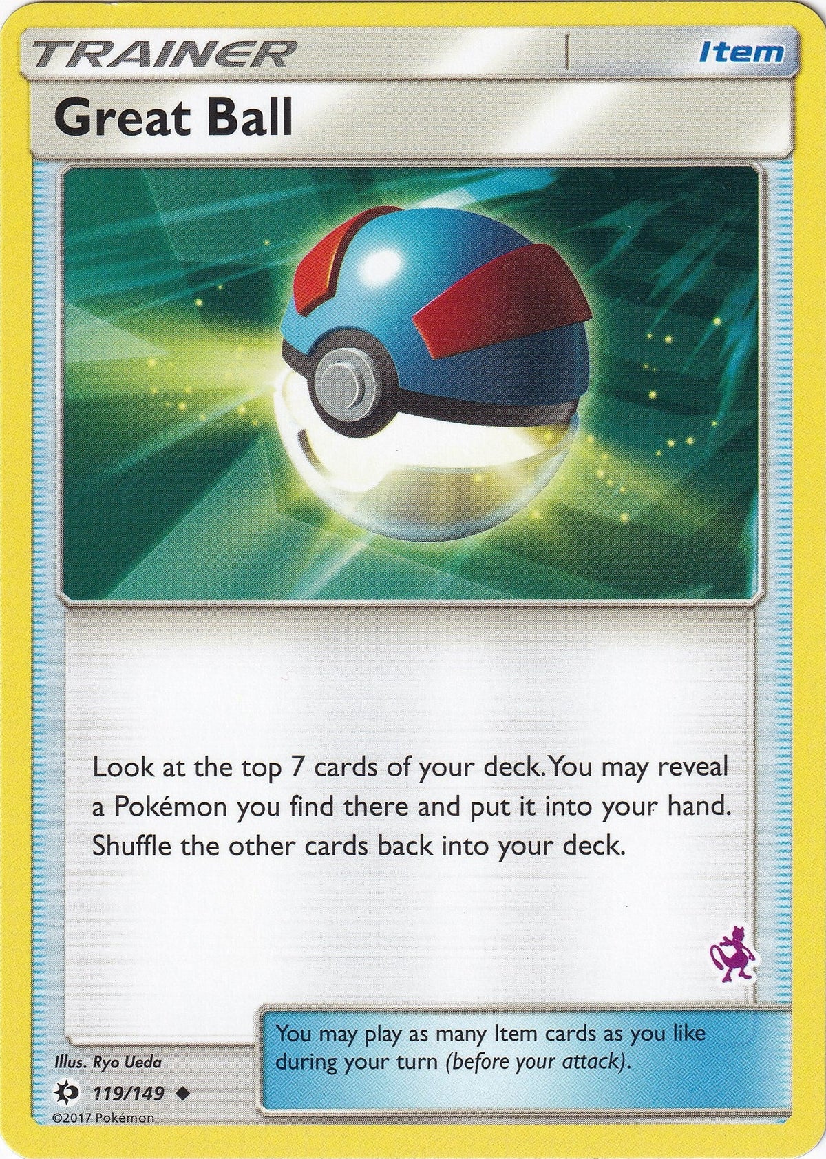 Great Ball - 119/149 (Mewtwo Stamped) (119/149) (Battle Academy) (BTA)