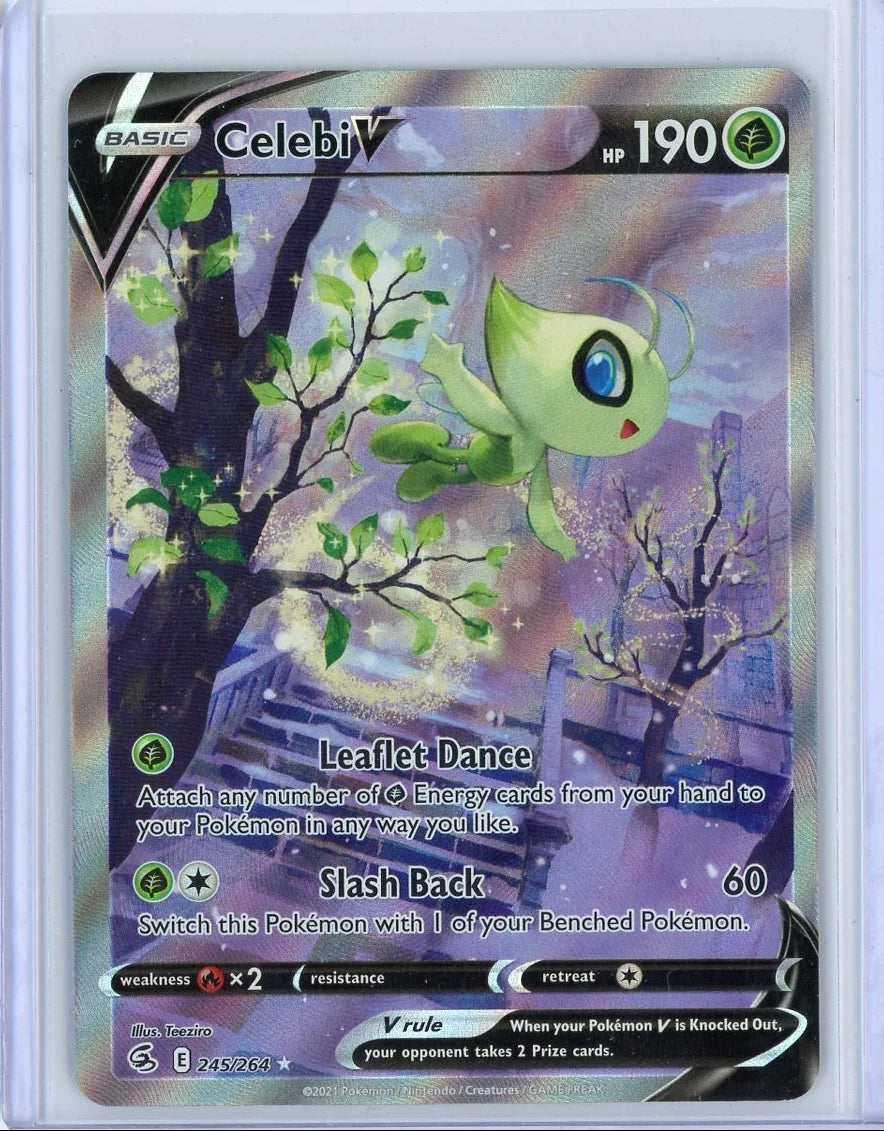 Celebi V Pokémon Fusion Strike Alternate Full Art #245/264