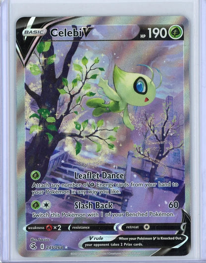 Celebi V Pokémon Fusion Strike Alternate Full Art #245/264
