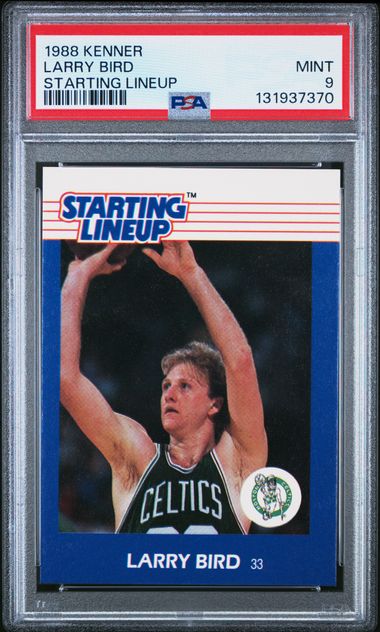 Larry Bird 1988 Kenner Starting Lineup PSA 9