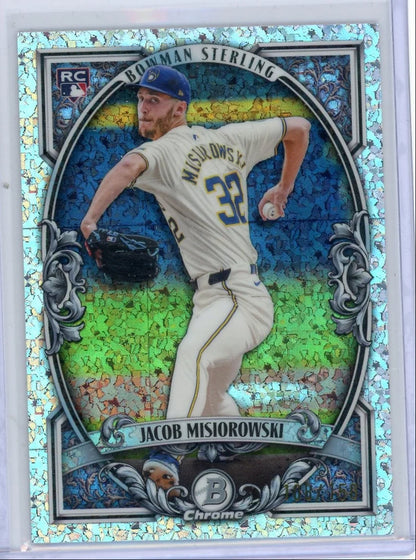 Jacob Misiorowski 2026 Bowman Chrome Sterling RC #'d 108/150
