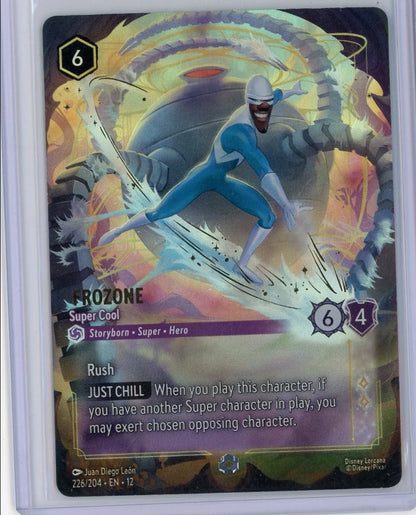 Frozone Super Cool Disney Lorcana Wilds Unknown Enchanted #226/204