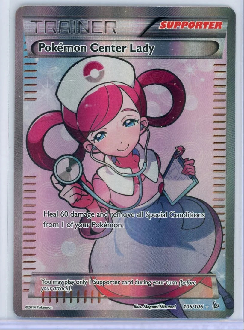 Pokémon Center Lady Pokémon XY Flashfire Full-Art #105/106