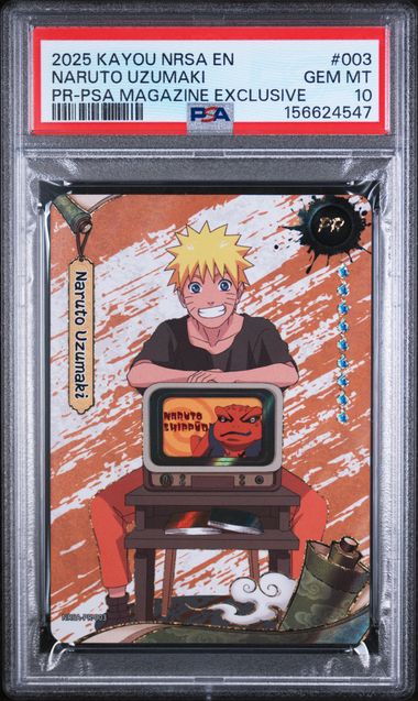 Naruto Kayou 2025 PSA Magazine Exclusive Promo #003 PSA 10