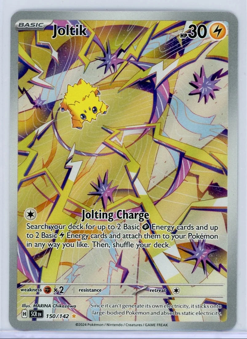 Joltik Pokémon Stellar Crown Illustration Rare #150/142