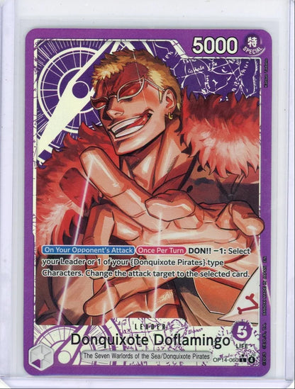 Donquixote Doflamingo One Piece OP14-060 Alt Leader