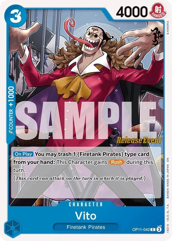 Vito (OP11-042) (A Fist of Divine Speed Release Event Cards) (OP11 RE)