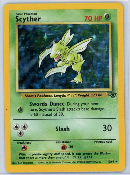 Scyther Pokémon Jungle Holo #10/64