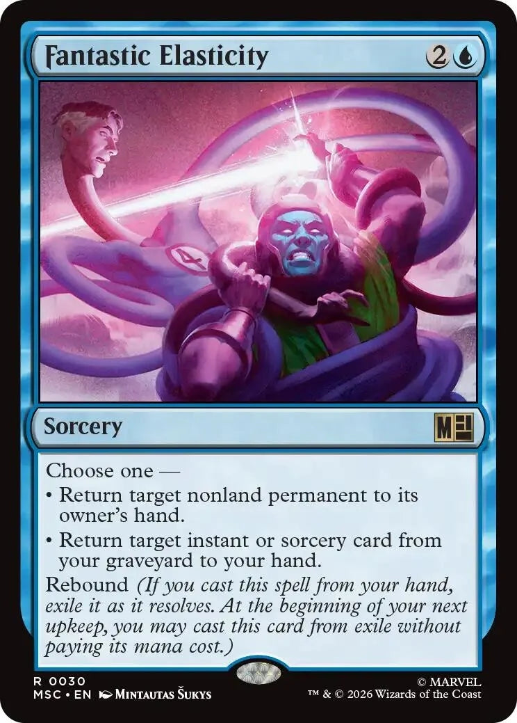 Fantastic Elasticity (Surge Foil) (30) (Marvel Super Heroes)