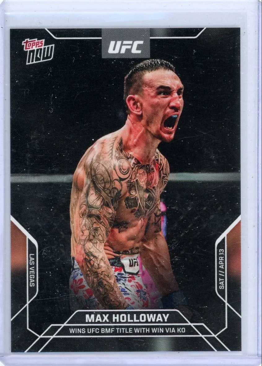 Max Holloway 2024 Topps Now UFC #2
