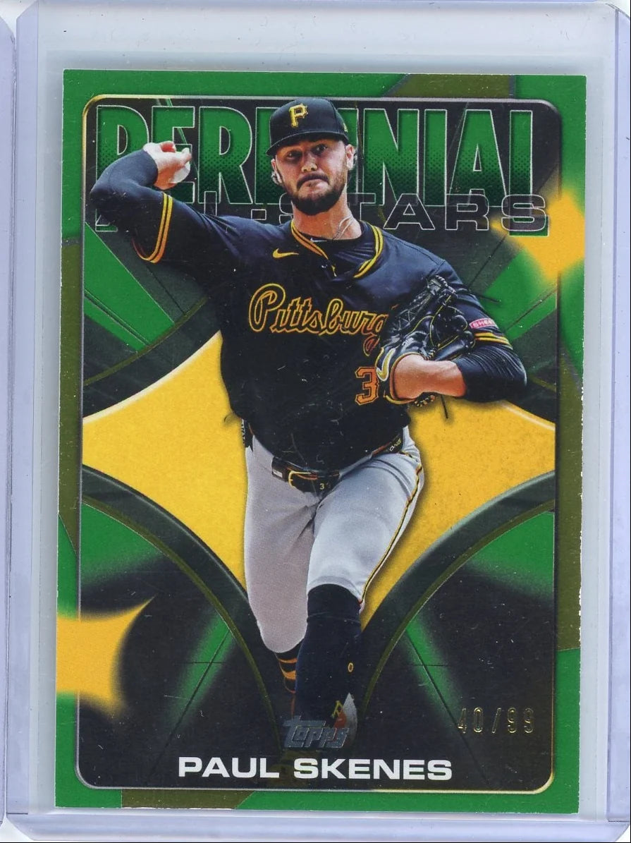 Paul Skenes 2026 Topps Perennial All-Stars green #'d 40/99