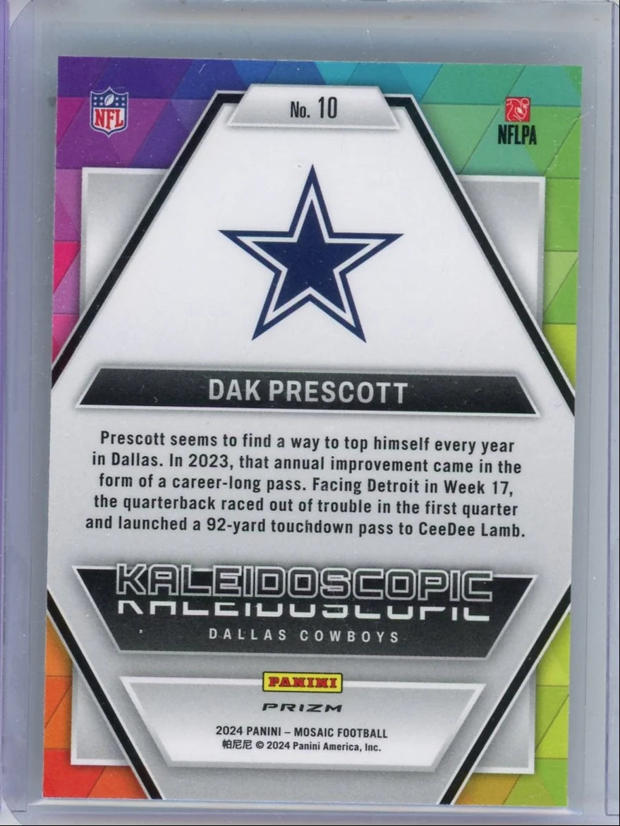 Dak Prescott 2024 Panini Mosaic Kaleidoscopic