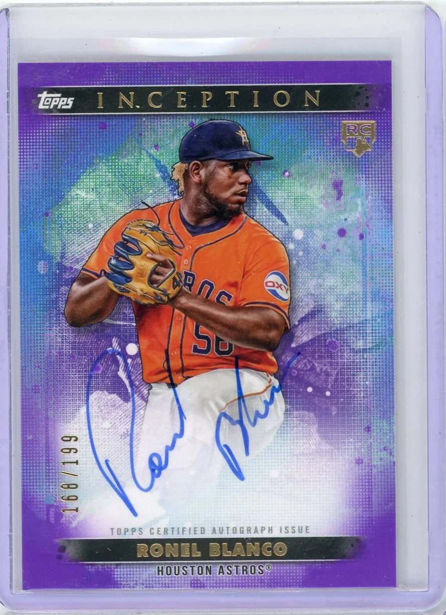 Ronel Blanco 2024 Topps Inception Rookie Autograph #'d 168/199