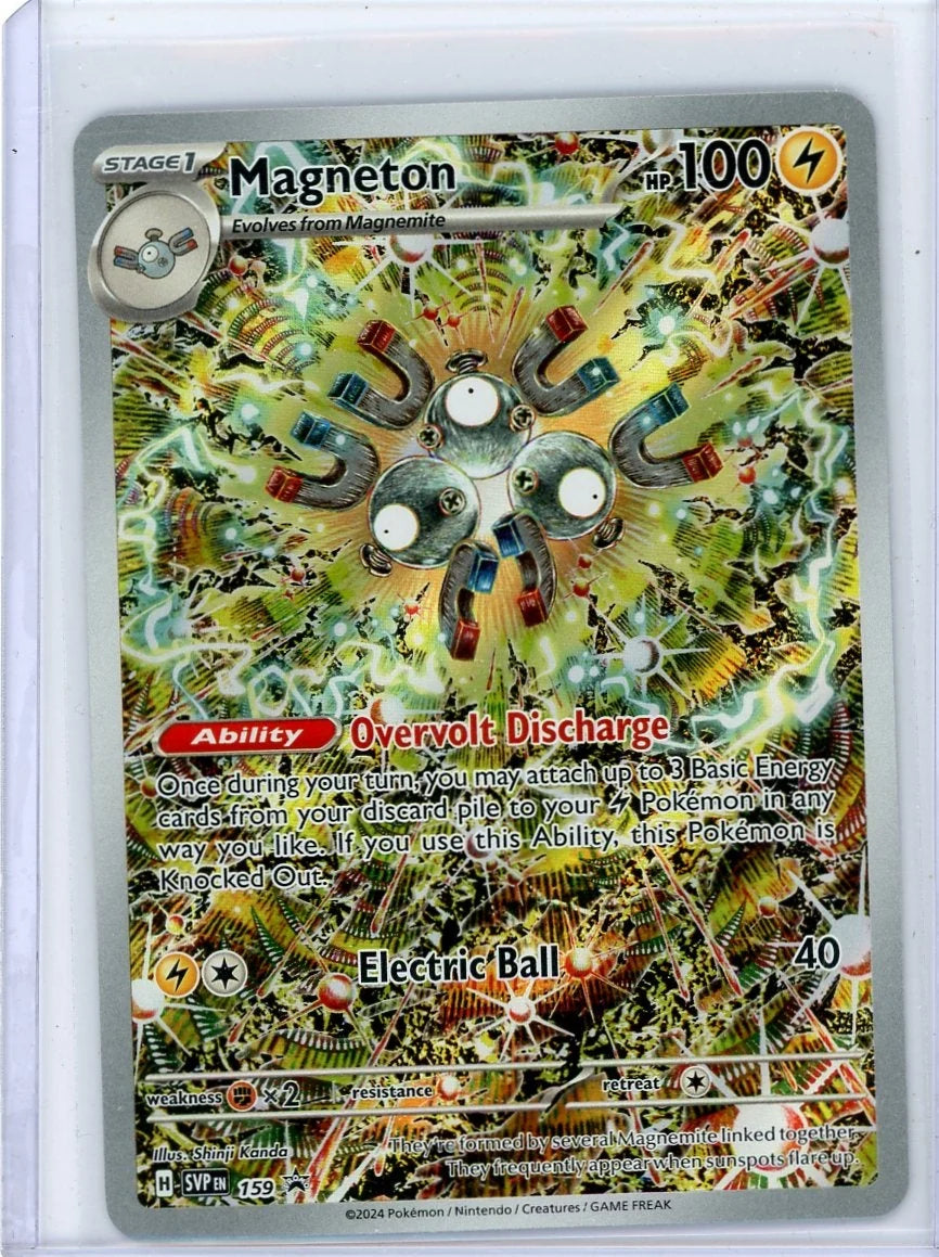 Magneton Pokémon Scarlet Violet Black Star Promo #159