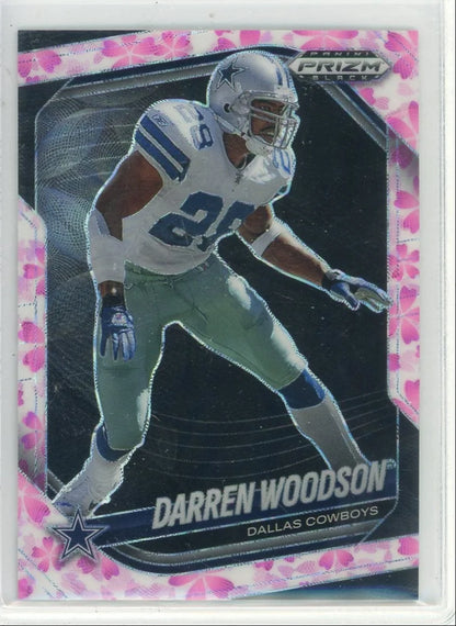 Darren Woodson 2025 Panini Prizm Black Cherry Blossom #'d 10/20
