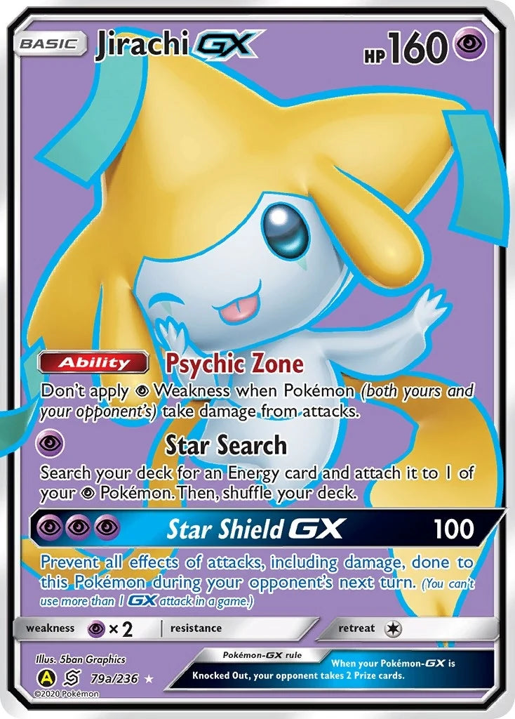 Jirachi GX - 79a/236 (079a/236) (Alternate Art Promos) (PR)
