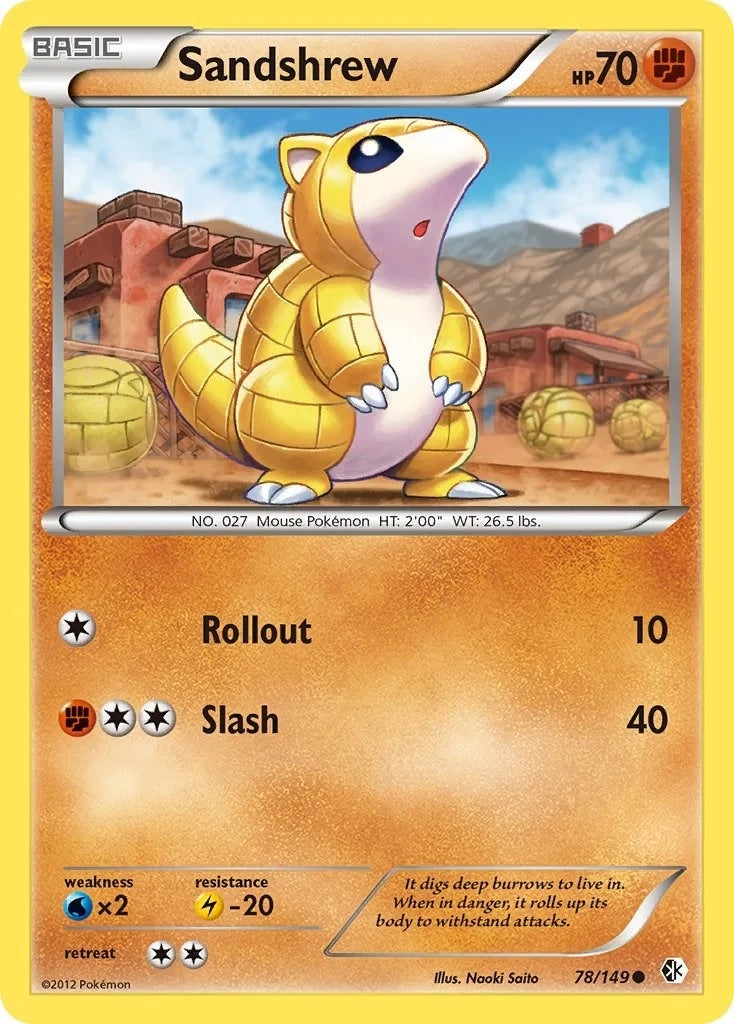 Sandshrew (78/149) (Boundaries Crossed) (BCR)