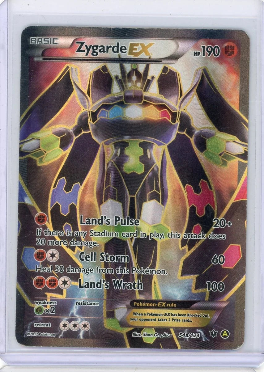 Zygarde EX Pokémon Alternate Full-Art Promo #54a/124