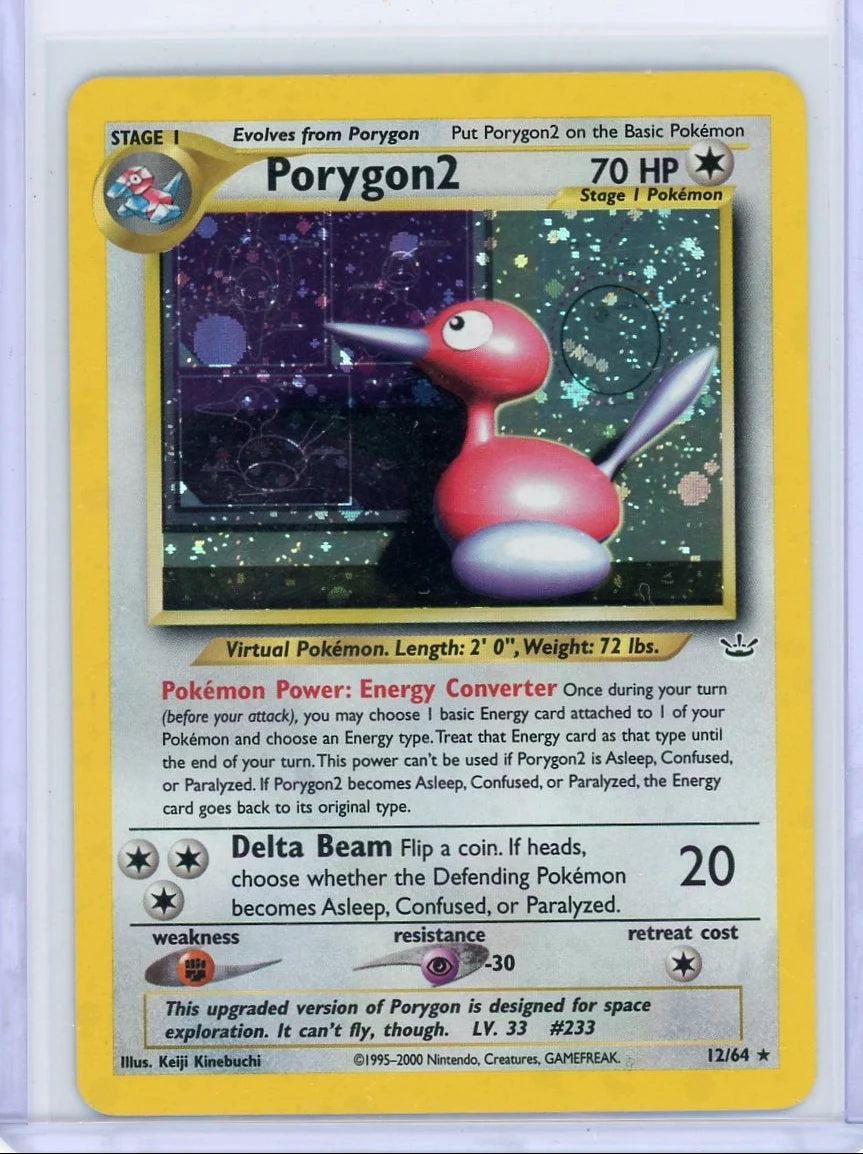Porygon2 2000 Pokemon Neo Revelation holo #12/64