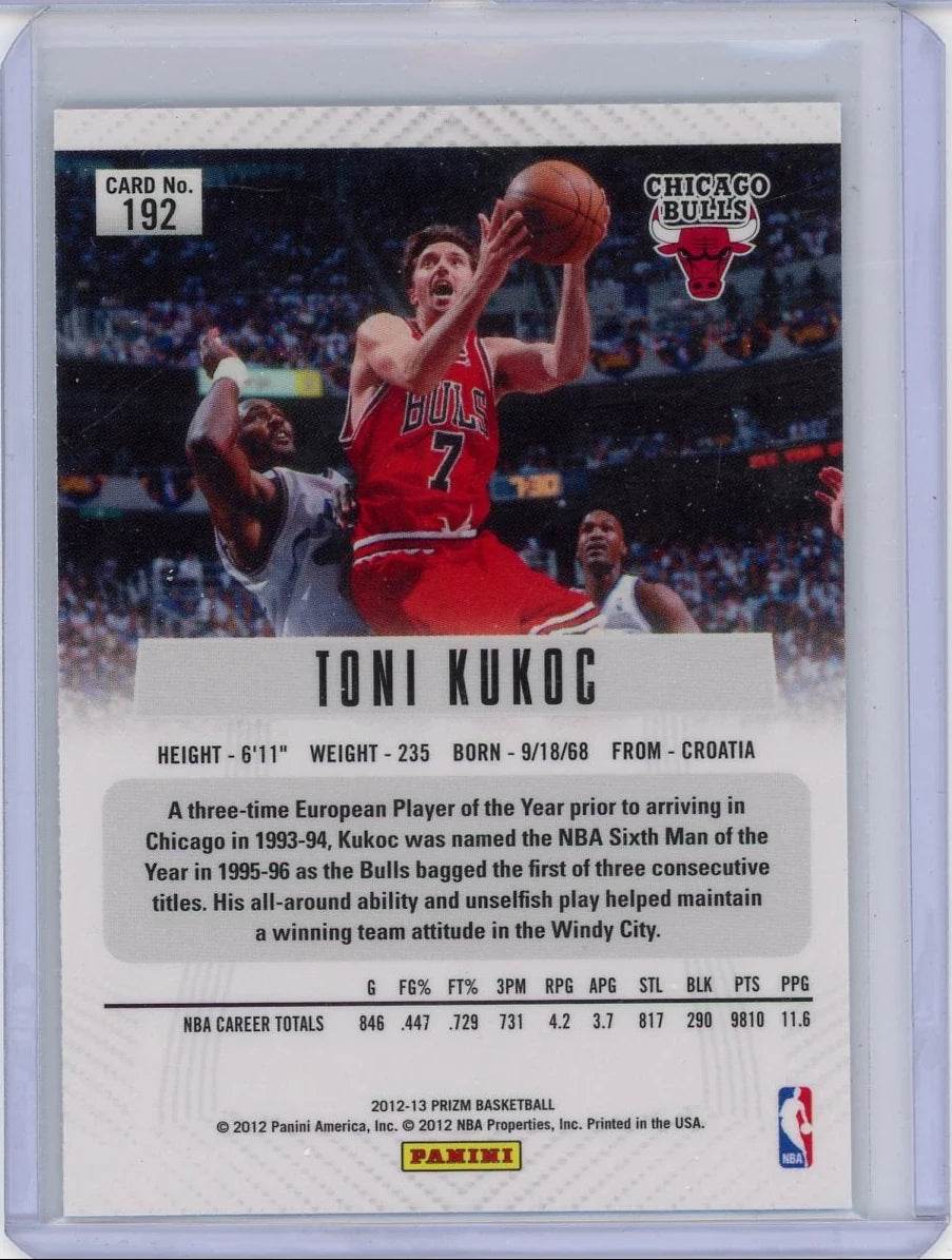 Toni Kukoc 2012-13 Panini Prizm Silver