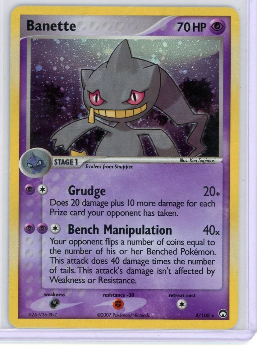 Banette Pokémon EX Power Keepers Holo #4/108