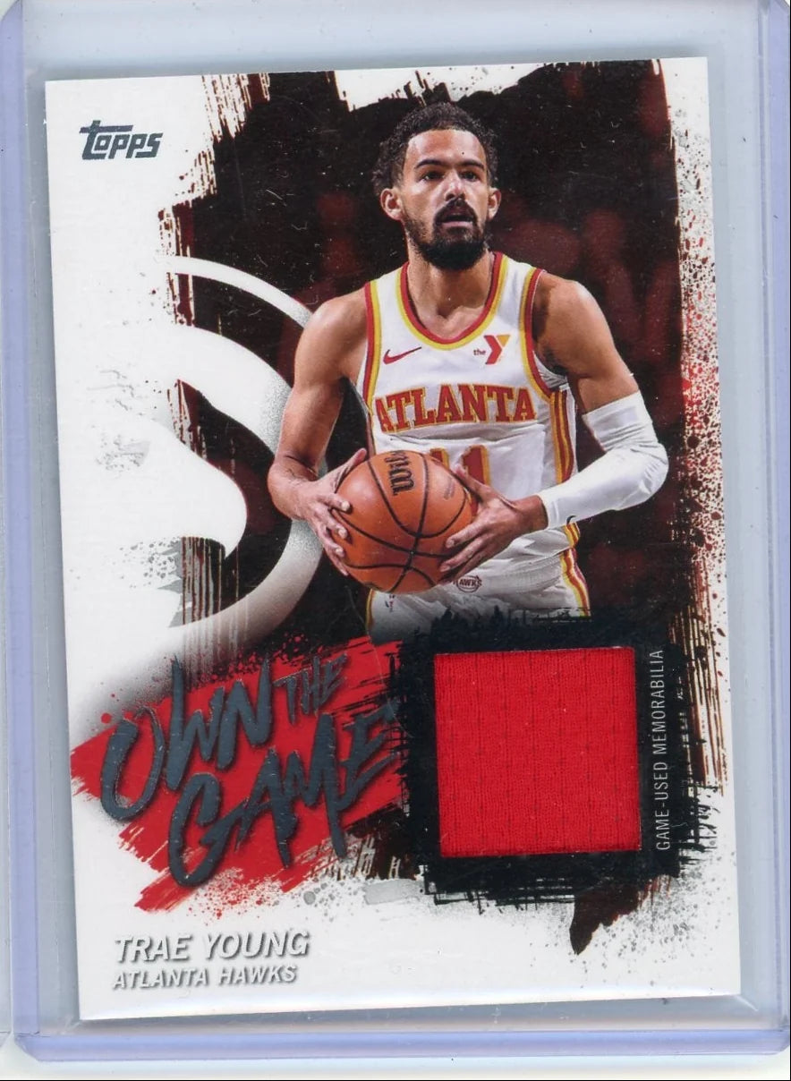 Trae Young 2025-26 Topps Own the Game Jersey Relic