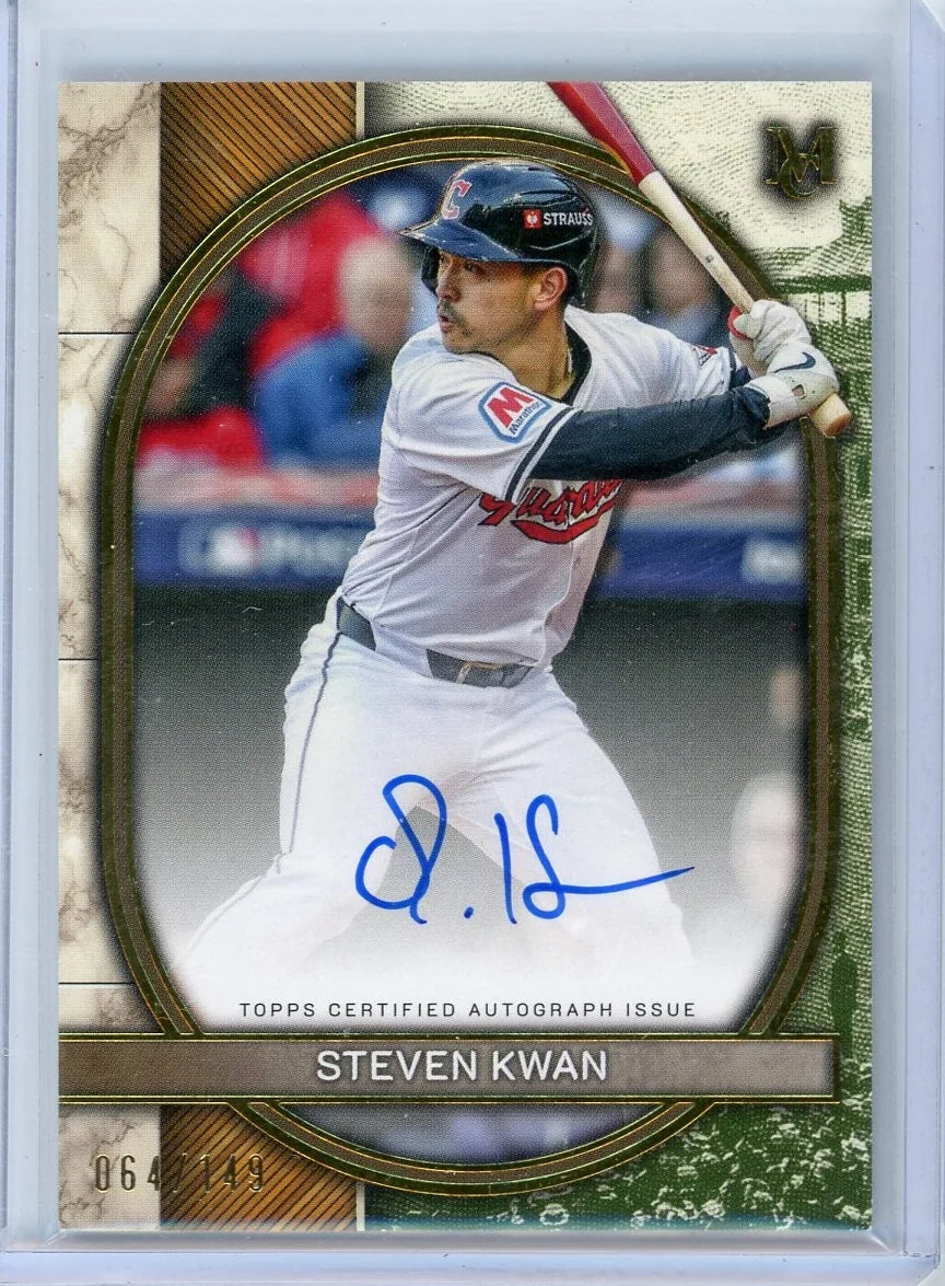 Steven Kwan 2025 Museum Collection Steven Kwan Autograph #'s 64/149