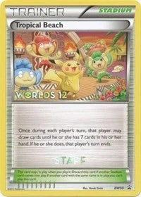 Tropical Beach - BW50 (Worlds 12) [Staff] (BW50) (Black and White Promos) (PR)