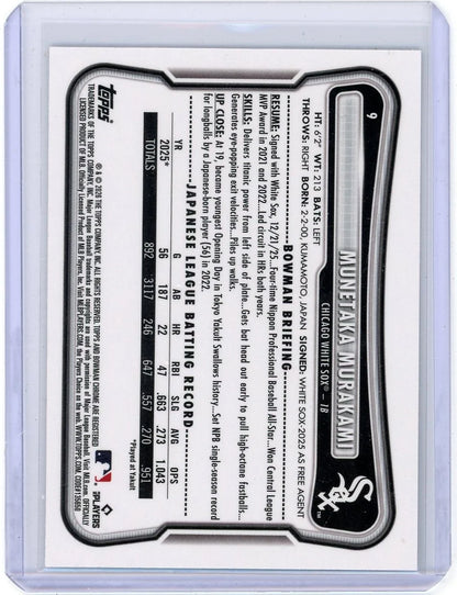 Munetaka Murakami 2026 Bowman Chrome Red Rookie RC