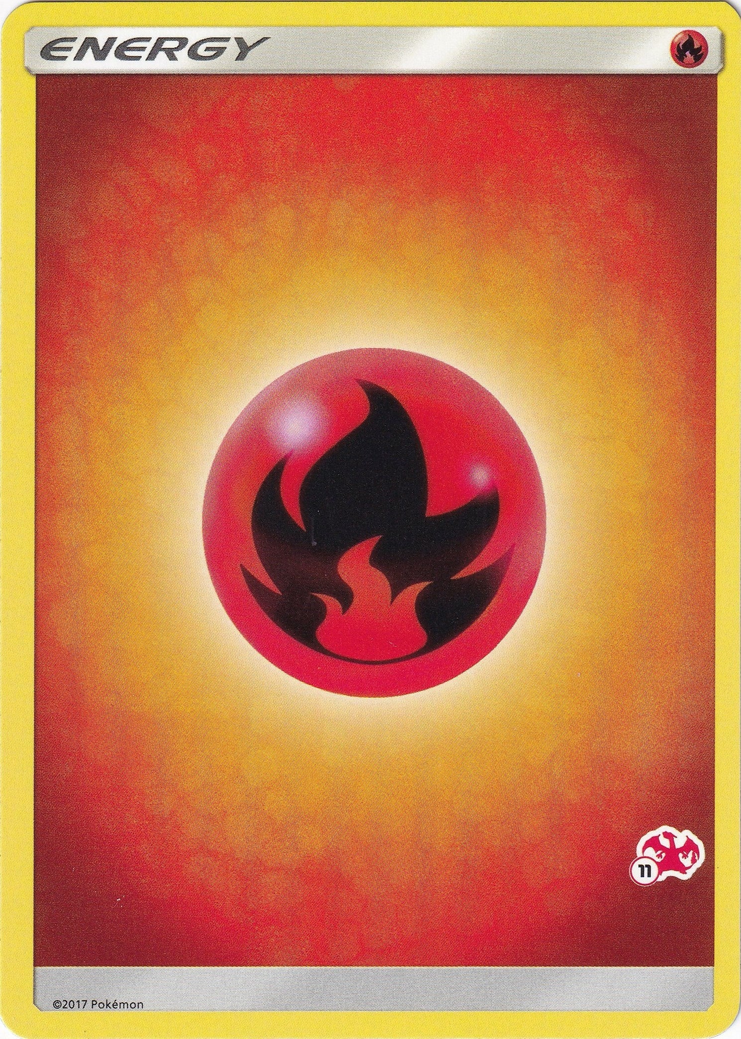 Fire Energy (#11 Charizard Stamped) (Battle Academy) (BTA)