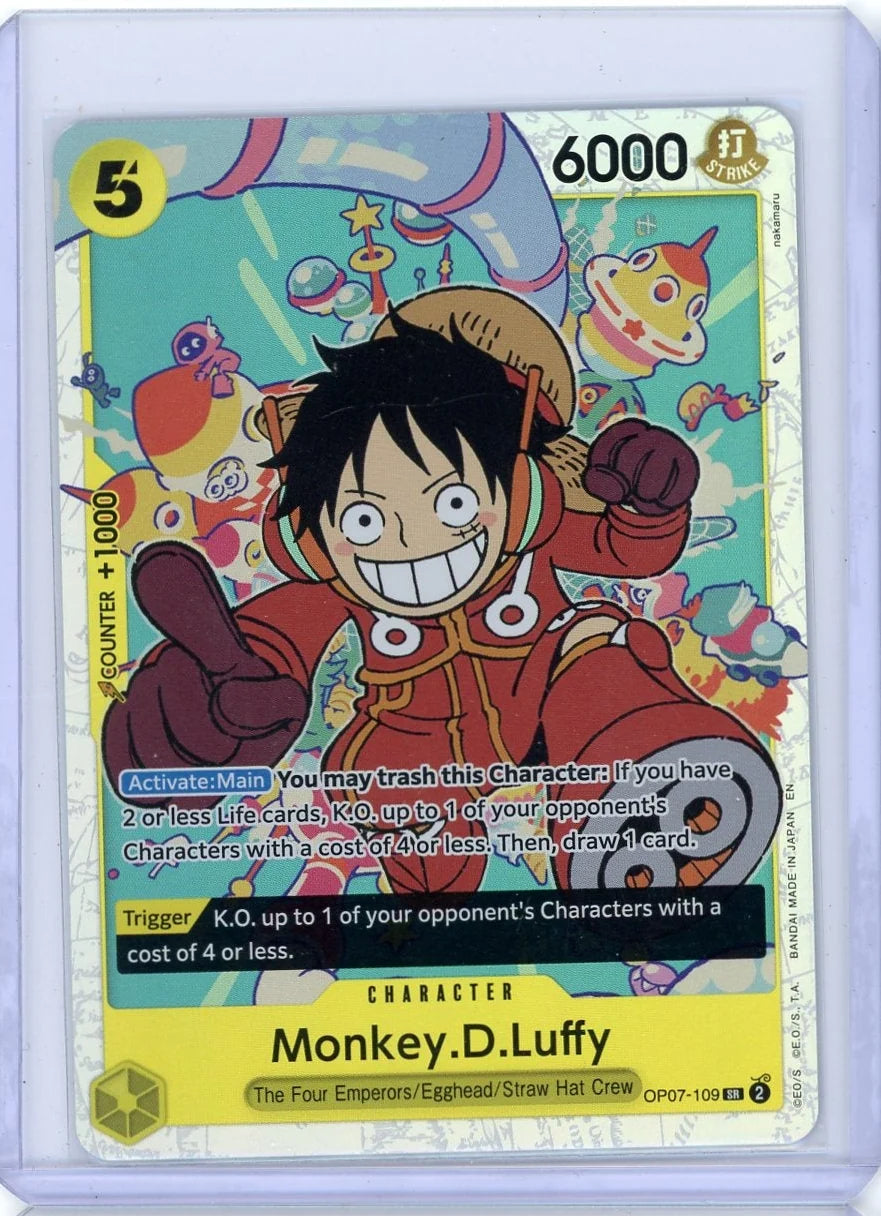 Monkey D. Luffy One Piece OP07-109 Secret Rare