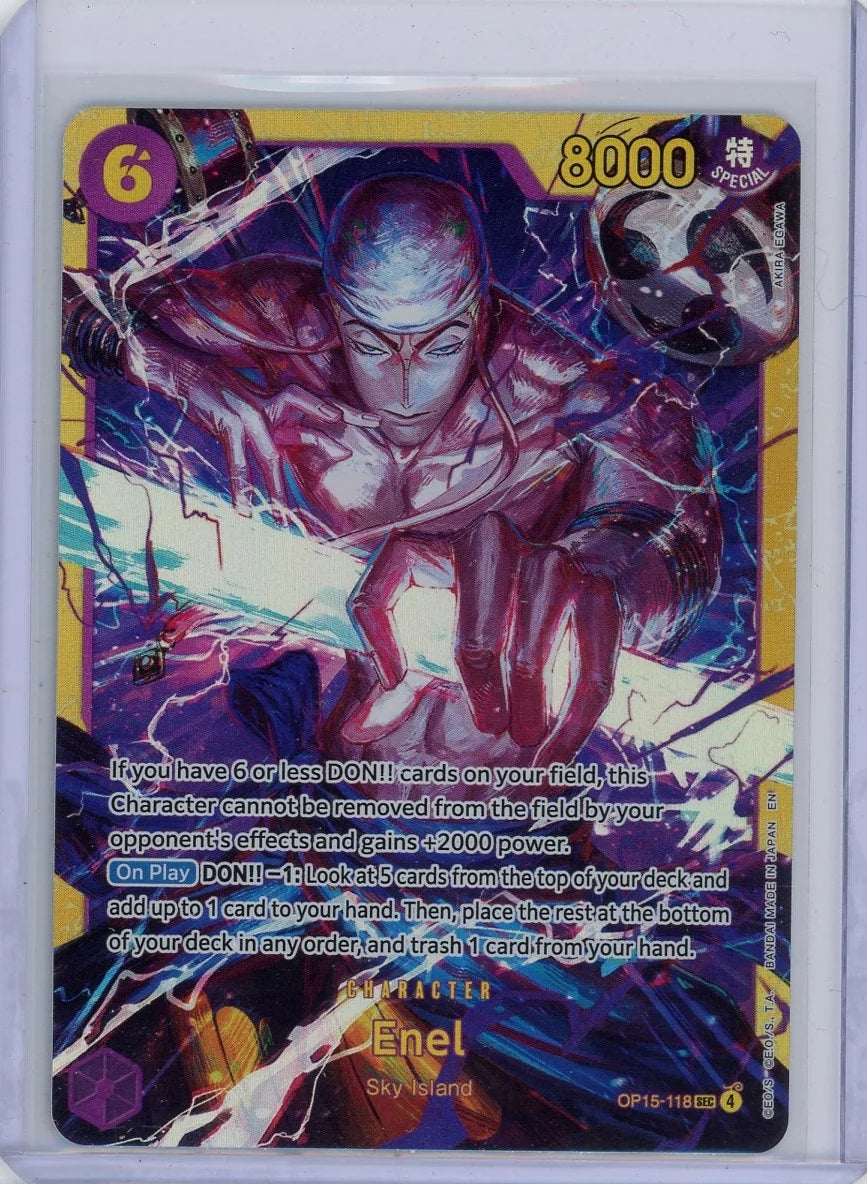 Enel One Piece OP15-118 Secret Rare