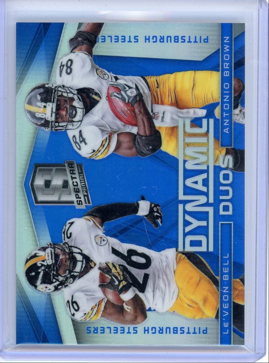 Le'Veon Bell Antonio Brown 2014 Panini Spectra Dynamic Duos #'d 31/49