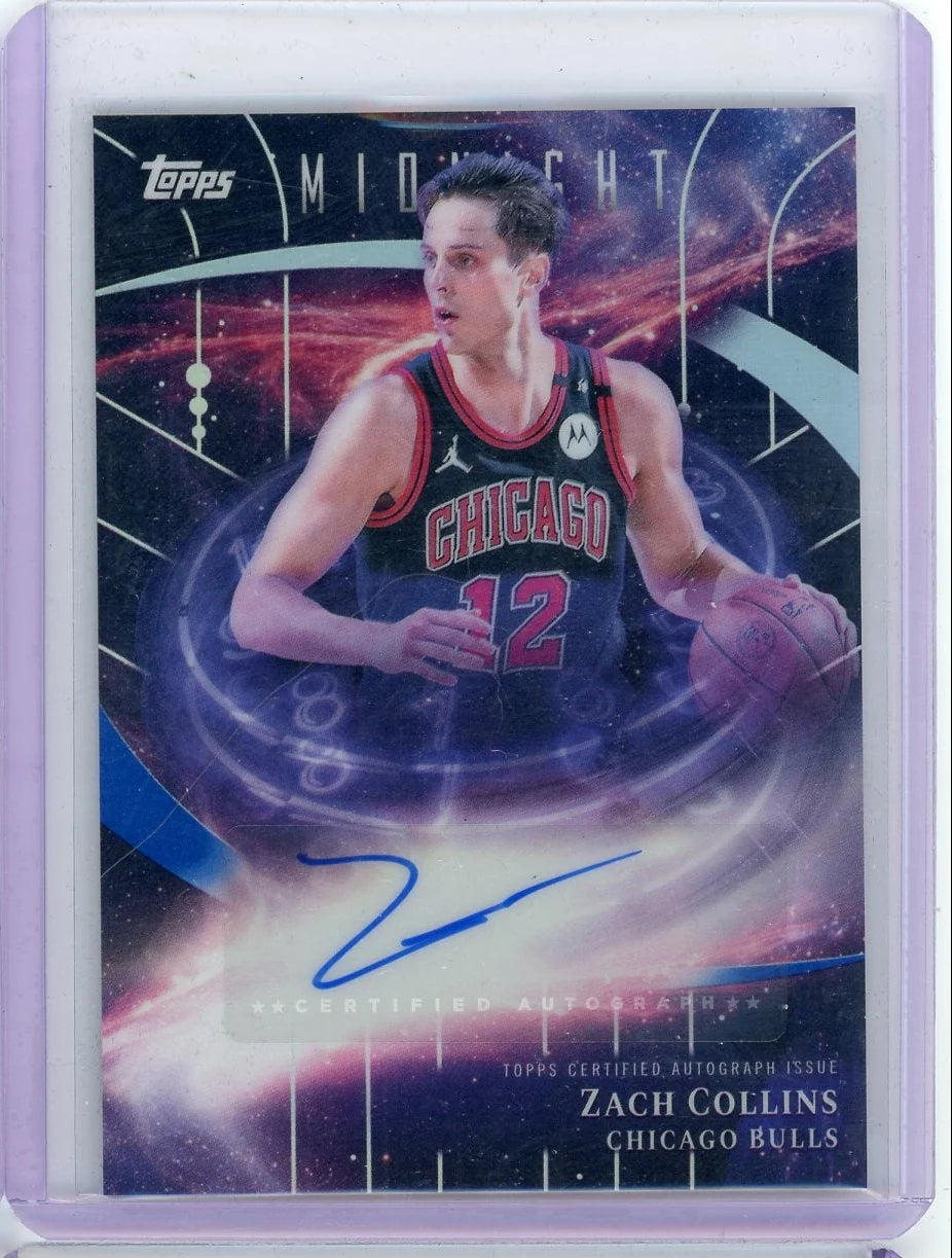 Zach Collins 2025 Topps Midnight Strokes of Midnight Autograph