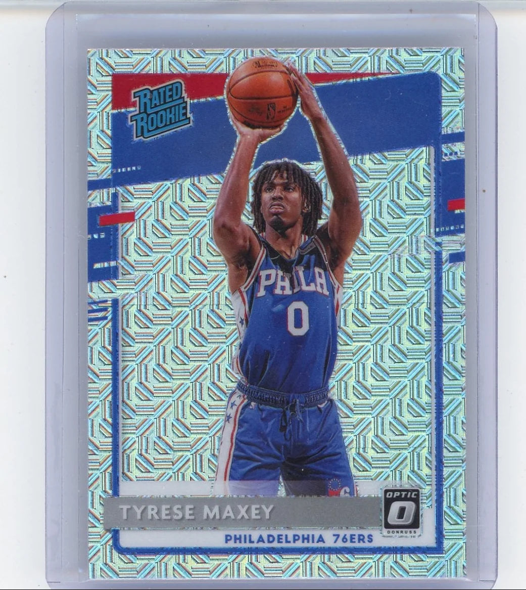 Tyrese Maxey 2020-21 Panini Donruss Optic Choice RC