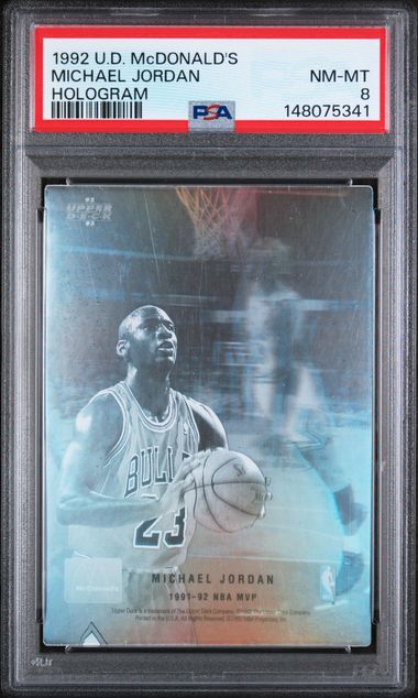 Michael Jordan 1992 Upper Deck McDonald's Hologram